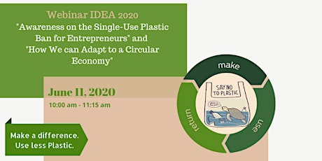 Imagen principal de Webinar on the Single-Use Plastic Ban & Circular Economy