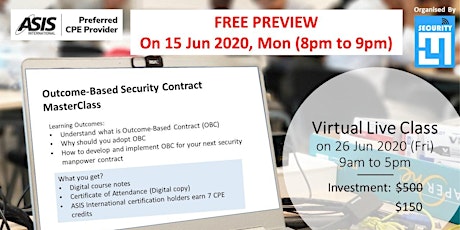 Outcome-Based Security Contract MasterClass (Preview) 15 Jun 2020 primary image