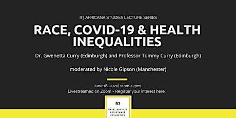 Race, COVID-19 & Health Inequalities primary image