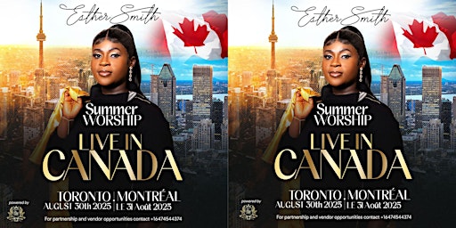 Image principale de ESTHER SMITH LIVE IN MONTREAL