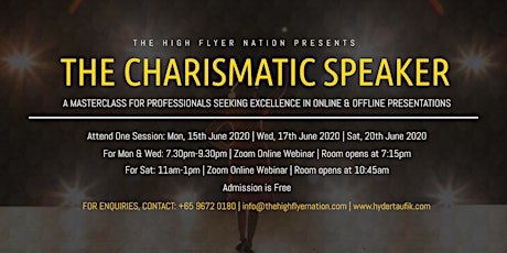 The Charismatic Speaker Masterclass primary image