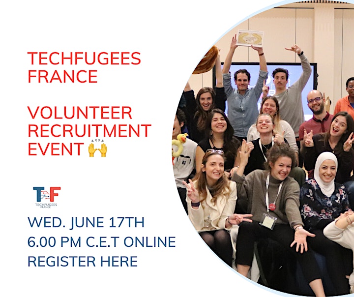 
		Image pour Join Techfugees France: Volunteer Recruitment Event 
