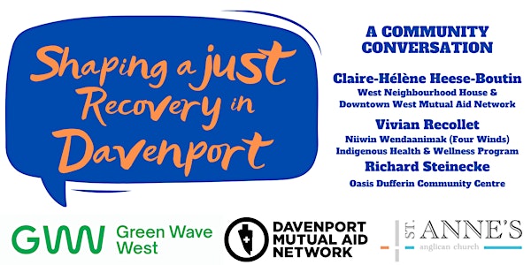 Shaping a Just Recovery in Davenport: A Community Conversation