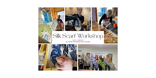 Image principale de Create a Silk Scarf, SIP & CREATE Workshop- Penticton