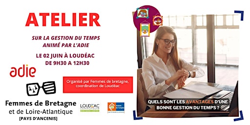 Imagen principal de LOUDEAC - Atelier la gestion du temps