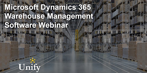 Microsoft Dynamics 365 Supply Chain Warehouse Management Software Webinar
