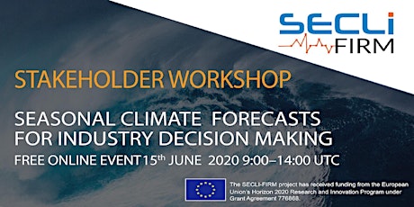 Free Workshop: Seasonal Climate Forecasts for Industry Decision Making