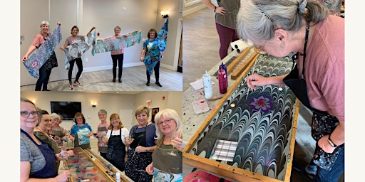Image principale de Create a Silk Scarf, SIP & DIP Workshop- WEST KELOWNA