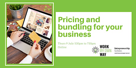 Pricing and Bundling for your Business - Webinar primary image