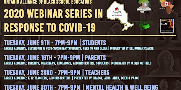 ONABSE Webinar Series in Response to COVID-19