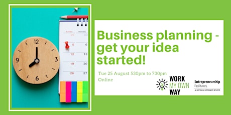 Business Planning - Get Your Idea Started! - Webinar primary image