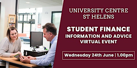 University Centre St Helens- Student Finance Virtual Event primary image
