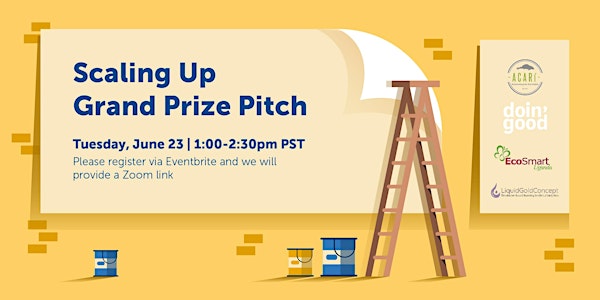 Scaling Up Grand Prize Pitch Event