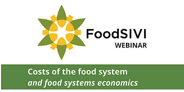 Food System Impact Valuation Webinar – FoodSIVI