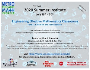 MCMI 2020 Summer Institute primary image