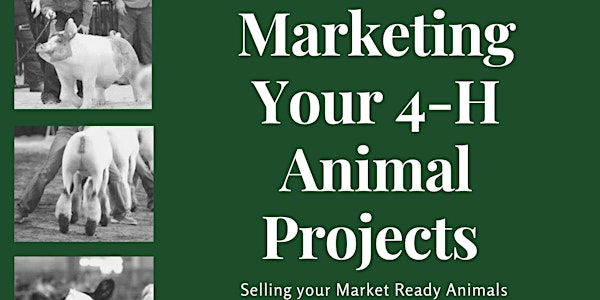 4-H Marketing Your Animals Worshop