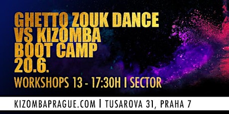 June Ghetto Zouk Dance vs Kizomba dance boot camp and party in Prague primary image