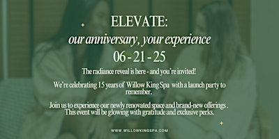 Elevate: Our Anniversary, Your Experience primary image