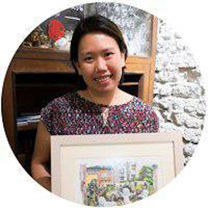 Online Demo: "Balcony View" Washi Tape Postcard by Sylvain Yong image