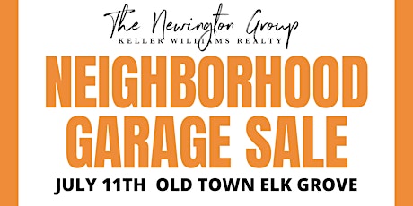 Elk Grove Community Garage Sale - Old Town Elk Grove
