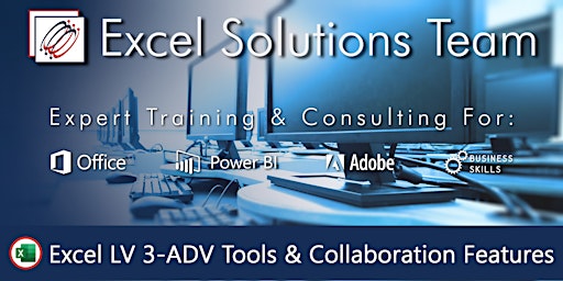 Excel Level 3 - Advanced Tools & Collaboration Features (1-Day Webinar) primary image