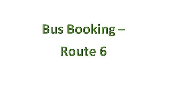 Bus Bookings - Route 6 - Brynamman