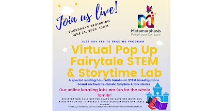 Storytime-N-Pop: Fairytale STEM Virtual Learning Labs (Pre-Registration)