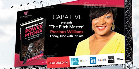 ICABA LIVE WEBINAR: PERFECT your PITCH to POWER your SUCCESS! primary image