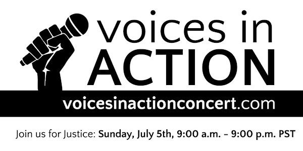 Voices in ACTION - Concert for Racial Justice | VoicesinActionConcert.com