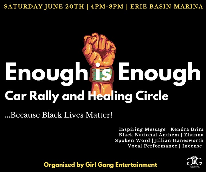 
		Enough Is Enough Car Rally and Healing Circle...Because Black Lives Matter image
