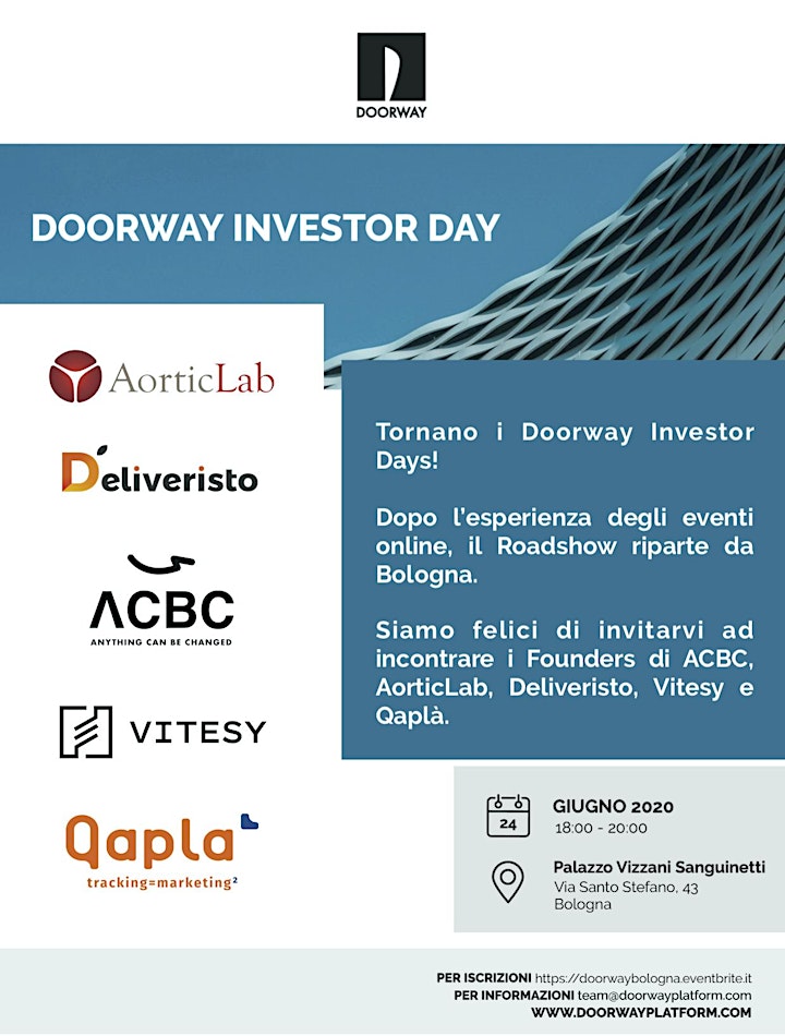 Immagine Doorway Investor Day Bologna