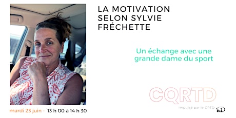 Le CQRTD engage la conversation avec Sylvie Fréchette primary image