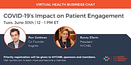 Health Business Chat: COVID-19’s Impact on Patient Engagement primary image