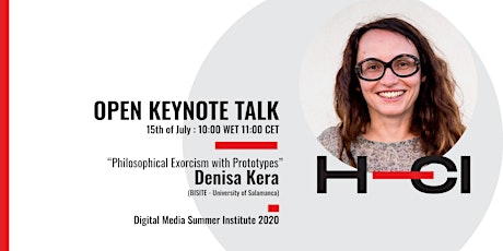 Imagem principal de Digital Media Summer Institute // Open Talk: Denisa Kera