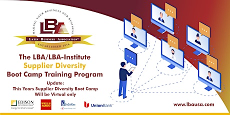 Primaire afbeelding van The LBA/LBA-Institute Supplier Diversity Boot Camp Training Program