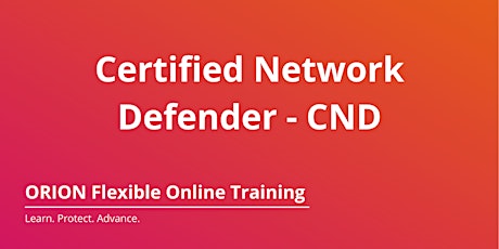 Hauptbild für ORION Flexible Online Training - Certified Network Defender