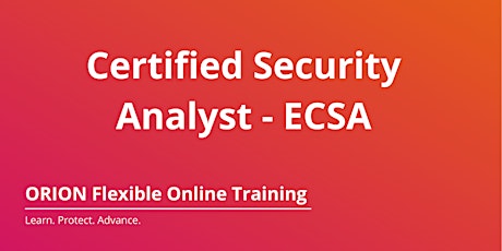 ORION Flexible Online Training - Certified Security Analyst primary image