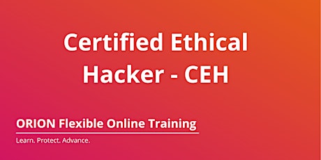 ORION Flexible Online Training - Certified Ethical Hacker primary image