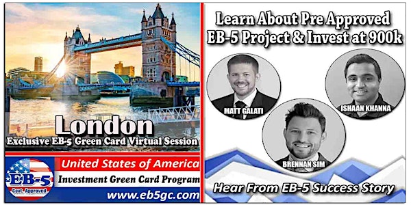 London  EB-5 American Green Card Virtual Market Series