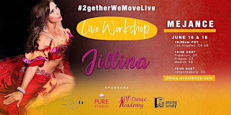 #2getherWeMoveLive  with Jillina Mejance Workshop primary image