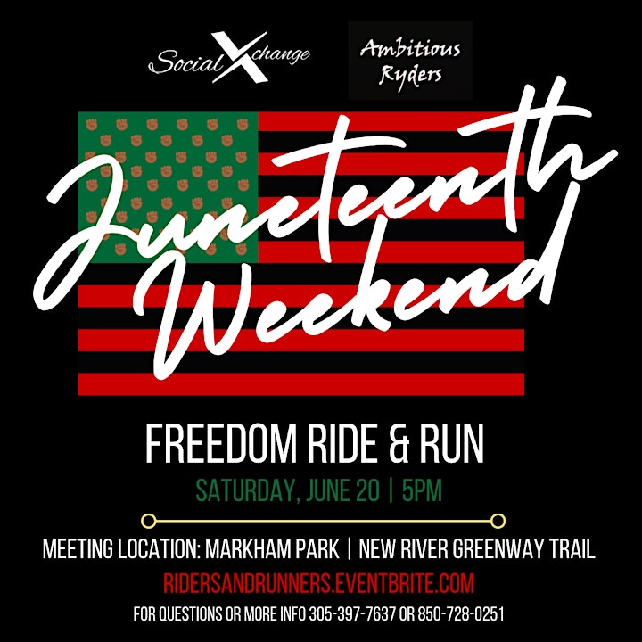 Juneteenth Weekend | Freedom Ride & Run image