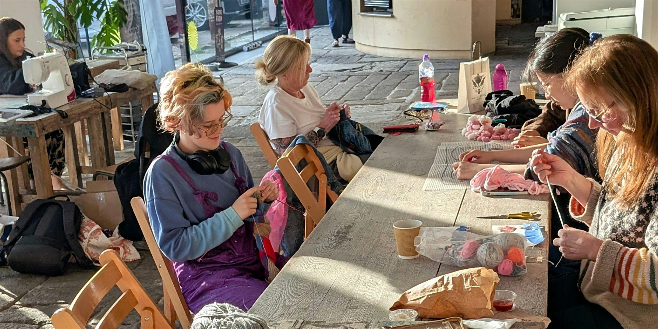 Free Creative Textiles Monthly Social