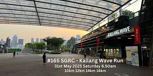 #165 SGRC - Kallang Wave Run