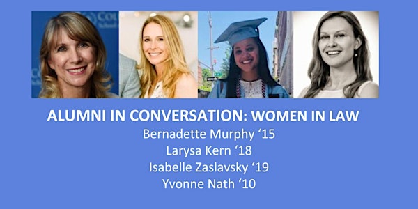 Alumni in Conversation: Women in Law