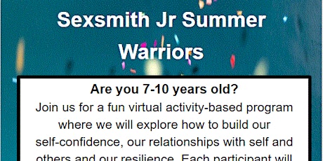 Jr Summer Warriors - Session 1 (Jun 30-Jul21) - ages 7-10 in Sexsmith primary image