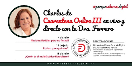 Charlas de Cuarentena Onlive III - En vivo y directo con la Dra. Ferraro