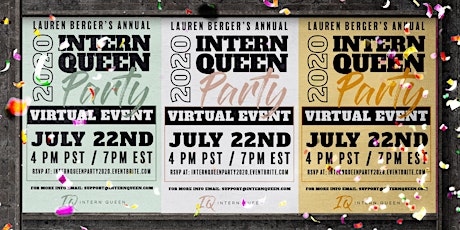 2020 Intern Queen Party- A Virtual Global Event primary image