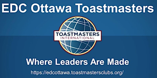 EDC Ottawa Toastmasters Online Meeting