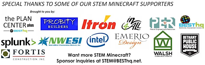 BESThq's Virtual STEAM Minecraft Night (2/19) image