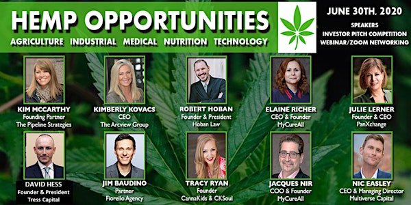 Hemp Opportunities Speaker & Investor Pitch Competition